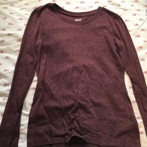 Mossino maroon long sleeve shirt
